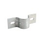 Chain Link 2 1/2" (2 3/8" OD) Industrial Facia / Side Wall Mount Chain Link Fence Bracket (Heavy Duty Pressed Steel Hot Dip Galvanized)