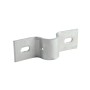 Chain Link 2" (1 7/8" OD) Industrial Facia / Side Wall Mount Chain Link Fence Bracket (Heavy Duty Pressed Steel Hot Dip Galvanized)