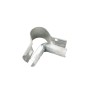 Chain Link 2 1/2" (2 3/8" OD)  Post x 1 5/8" Rail - Corner Line Rail Clamp - Boulevard Clamp (Galvanized Steel)