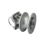 Chain Link 3 1/2" Round Post x 2 1/2" [2 3/8" OD] Round Gate Frame Cantilever Roller for Sliding Gates (Malleable Steel)