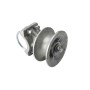 Chain Link 4" Round Post x 2 1/2" [2 3/8" OD] Heavy Duty Round Gate Frame Cantilever Roller for Sliding Gates (Malleable Steel)