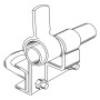 Chain Link Cantilever Gate Roller Stop for 1 5/8" Track