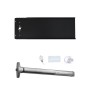 Chain Link DAC 36" Black Detex Advantex Exit Bar Premium Kit with Mounting Plate  (Stainless Steel)