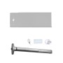 Chain Link DAC 48" Detex Advantex Exit Bar Premium Kit with Mounting Plate  (Stainless Steel)