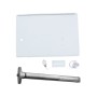Chain Link DAC 48" Detex Advantex Exit Bar Premium Kit with Plate  (Stainless Steel)
