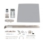 Chain Link DAC 36" Detex Advantex Exit Bar Premium Kit with Plate  (Stainless Steel)