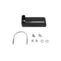 Chain Link Fence Gate DAC Receiver Bracket For Panic Exit (Black)