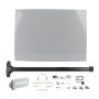 Chain Link Fence Gate DAC 48" Detex Standard Exit Bar Kit with Adjustable Mounting Plate (Anodized Aluminum)