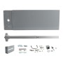 Chain Link Fence Gate DAC 42" Deluxe Panic Exit Bar Kit with Lockbox & Mounting Plate   (Aluminum)
