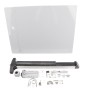 Chain Link Fence Gate DAC 36" Detex Superior Exit Bar Kit with Adjustable Mounting Plate (Anodized Aluminum)