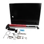 Chain Link Fence Gate DAC 36" Black Detex Superior Alarmed Exit Bar Kit with Adjustable Mounting Plate & Lock Box (Anodized Aluminum)