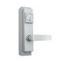 Chain Link DAC Lever Handle With Storeroom Function For Detex Bar (Silver)