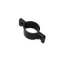 Chain Link 2" [1 7/8" OD] Black Drop Fork Collar for Gate Latch Assemblies - Fork Clamp (Steel)