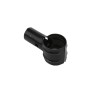 Chain Link 2" [1 7/8" OD] x 1 3/8" Black End Rail Clamp - Rail Band, T Clamp (Galvanized Steel)