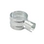 Chain Link 4" x 2" End Rail Clamp - Rail Band, T Clamp (Galvanized Steel)