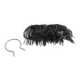 EZ Twist 3 1/2" 8 Gauge (9 Gauge Core) Preformed Galvanized Steel Fence Ties [100 Pack] - (Vinyl Coated Black)