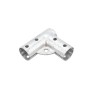 Chain Link 1 3/8" x 1 3/8" Gate Corner for 90° Angles  - Top Gate Elbow (Pressed Steel)