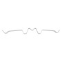 Chain Link 1-Piece 24" Long Gate Scroll - Decorative Gate Topper (Aluminum)