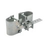 Heavy Duty Protector Industrial Pad Lockable Double Drive Gate Latch for 2" Gate Frames