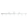 Chain Link 84"  Commercial Fence Stretcher Bar Fence Tool Chain Link Rake Tool with 7 Hooks