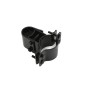 Chain Link 3" [2 7/8" OD] Black Gate Box Hinge (Pressed Steel)