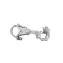 Chain Link 2 1/2" [2 3/8" OD] Adjustable 180° Offset Arm Hinge - Industrial Gate Hinge (Malleable Steel)