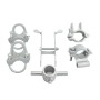 Chain Link Industrial Drop Rod & Latch Kit For 1 5/8" - 2" Round Gate Frames (Hot Dip Galvanized Malleable Steel)
