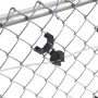 Electric Fence Insulator 25 Pack For Chain Link Fence Fabric or 1 3/4" to 2 1/8" Width U-Posts - Black