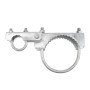 Chain Link 6 5/8" Industrial 180 Degree Offset Gate Hinge (Pressed Steel)