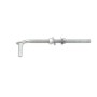 Chain Link 5/8" x 10" Male J Bolt Gate Hinge w/ 2 Nuts (Galvanized Steel)