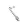Chain Link 1/2" x 4 1/2" Collared Male J-Bolt Gate Hinge w/ 2 Nuts (Galvanized Steel)