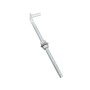 Chain Link 5/8" x 12" Collared Male J-Bolt Gate Hinge w/ 2 Nuts (Galvanized Steel)