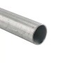 Chain Link 10' 6" Long x 1 3/8" Round Residential Fence Pipe Tubing [0.055" Wall] - Galvanized Steel