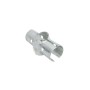 Chain Link 2" [1 7/8" OD] x 2" [1 7/8" OD] Line Rail Clamp - Boulevard Clamp (Galvanized Pressed Steel)