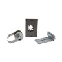 Chain Link DAC Cylindrical Storeroom Function Lever Lock Kit with Steel Box & Silver Receiver