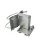 Chain Link 6 5/8" Overhead Beam Hanger Assembly for Overhead I-Beam Slide Gate System (Pressed Steel)