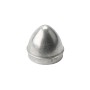 Chain Link 2 1/2" Die-Cast Aluminum External Acorn Post Cap (Fits 2 3/8" OD) Chain Link Acorn Pipe Post Cap