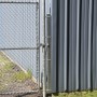 48" High Chain Link Fence Post Gap Filler Kit - Fence Puppy Saver (For Existing 2" (1.9" OD) Post and 2 1/2" X 2 1/2" Square New Filler Post)