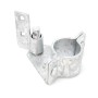 Chain Link 2" [1 7/8" OD] Rolo Rolling Gate Latch for Sliding Gates (Galvanized Pressed Steel)