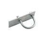 Chain Link Slide Gate Stop Bracket for 2 1/2" [2 3/8" OD] Round Gate Frames (Hot Dip Galvanized Pressed Steel)