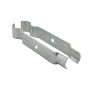 Chain Link Fence Single Wheel Carrier Bracket 2" [1 7/8" OD] x 8" - Heavy Duty HDG (Bracket Only)