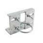 Chain Link 3 1/2" (3 1/2" OD) Round Heavy-Duty Truck Bracket For Sliding Gates - Trolley Hanger Bracket (Galvanized Pressed Steel) - TB312R