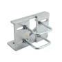 Chain Link 3" Square Truck Bracket For Sliding Gates - Trolley Hanger Bracket (Galvanized Steel) - TB3S