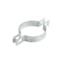 Chain Link 3" (2 7/8" OD) Two-Way Brace Band - 180 Degree Rail End Band (Galvanized Steel)