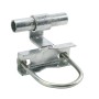 Chain Link 4" [4" OD] Universal Heavy-Duty Track Bracket (Galvanized Pressed Steel) - UTB4