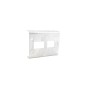 Chain Link Universal Wooden Fence to Post Adapter (Galvanized Pressed Steel)