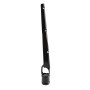 Chain Link 2" [1 7/8" OD] x 1 5/8" Black 3-Strand Vertical Barb Wire Arm - Line Post Barb Arm (Pressed Steel)