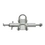 Chain Link 2" [1 7/8" OD] Double-Wheel Carrier for Sliding Cantilever Gates - Rut Runner (Galvanized Pressed Steel)