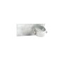 Chain Link 1 5/8" x 6" Wooden Fence to Post End Adapter (Galvanized Pressed Steel)