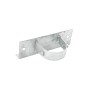 Chain Link 3" [2 7/8" OD] x 8" Wooden Fence to Post Line Adapter (Galvanized Pressed Steel)
